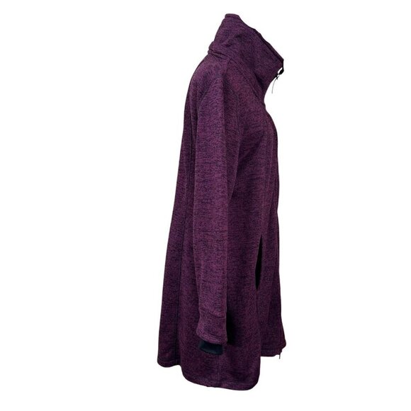 Kenneth Cole Reaction Purple Knit Headphone Access Full Zip Coat Size XXL - Picture 4 of 14